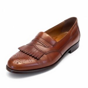 BALLY Vintage Brown Leather Loafers